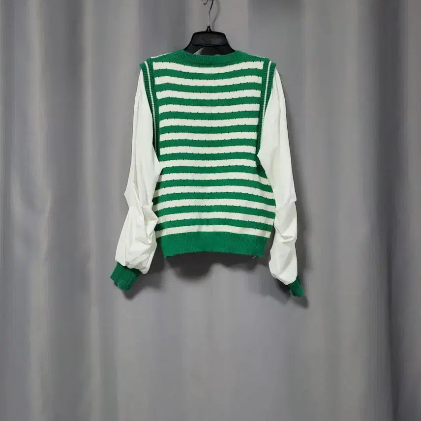 [SOLD OUT] 블라우스 레이어드 니트조끼