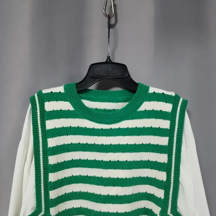 [SOLD OUT] 블라우스 레이어드 니트조끼