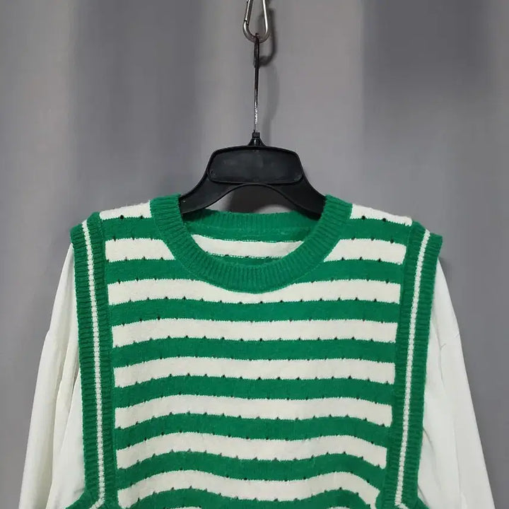[SOLD OUT] 블라우스 레이어드 니트조끼