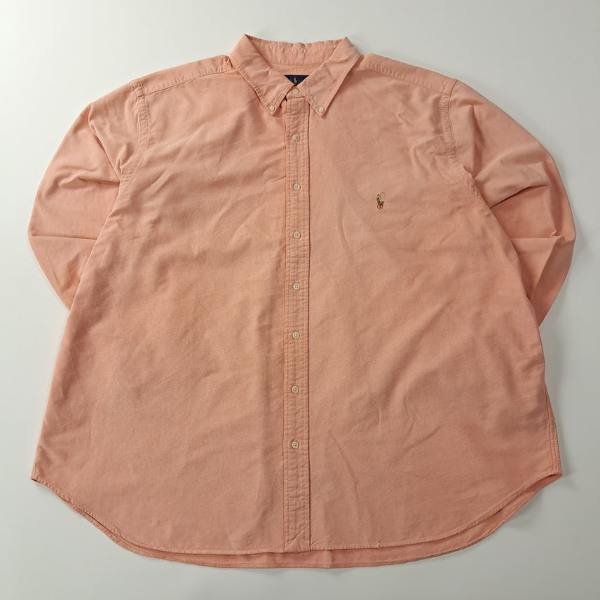[SOLD OUT] CK315 3XB 폴로 90s 멀티포니 오렌지피치 셔츠 남방