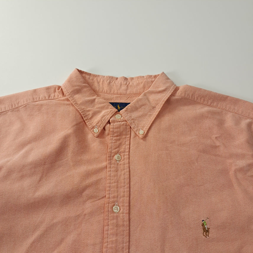 [SOLD OUT] CK315 3XB 폴로 90s 멀티포니 오렌지피치 셔츠 남방