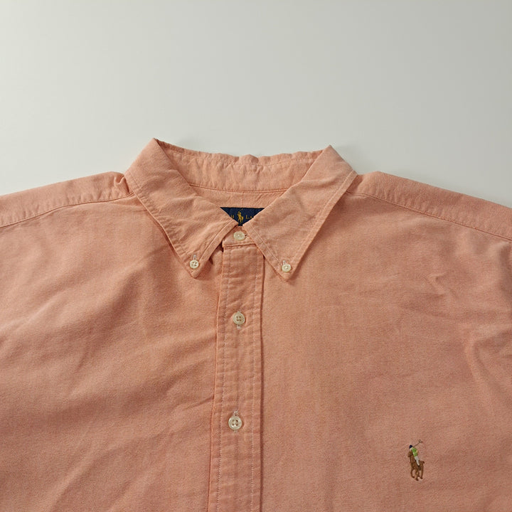 [SOLD OUT] CK315 3XB 폴로 90s 멀티포니 오렌지피치 셔츠 남방