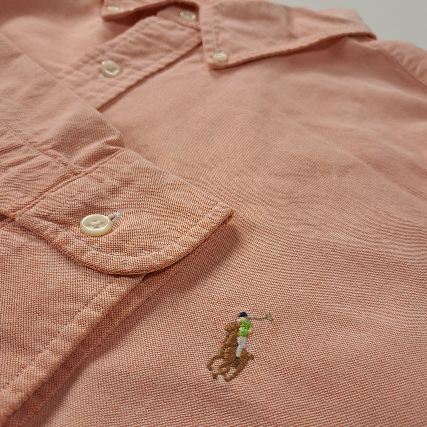 [SOLD OUT] CK315 3XB 폴로 90s 멀티포니 오렌지피치 셔츠 남방