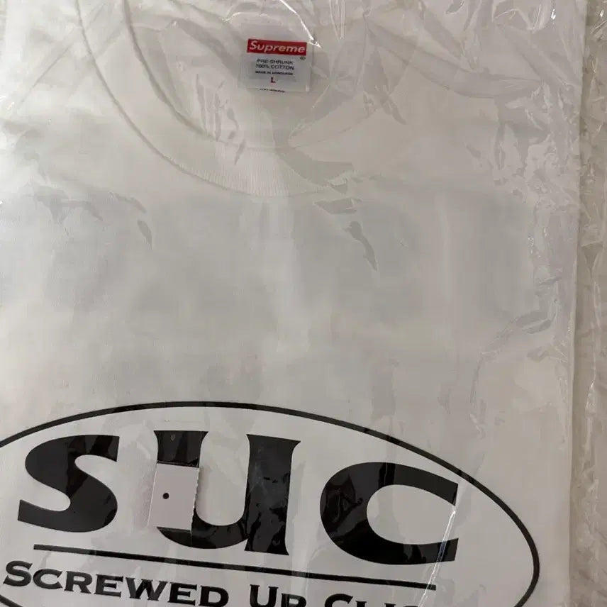 [BUNJANG] Supreme DJ Screw SUC T-shirt White / (L)슈프림 x DJ 스크류 SUC 반팔 티셔츠 화이트 - 26SS