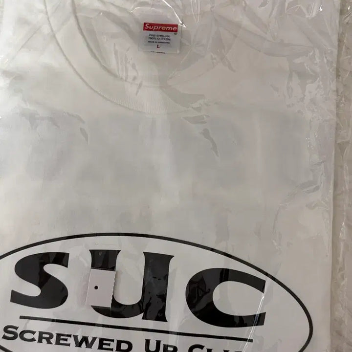 [BUNJANG] Supreme DJ Screw SUC T-shirt White / (L)슈프림 x DJ 스크류 SUC 반팔 티셔츠 화이트 - 26SS