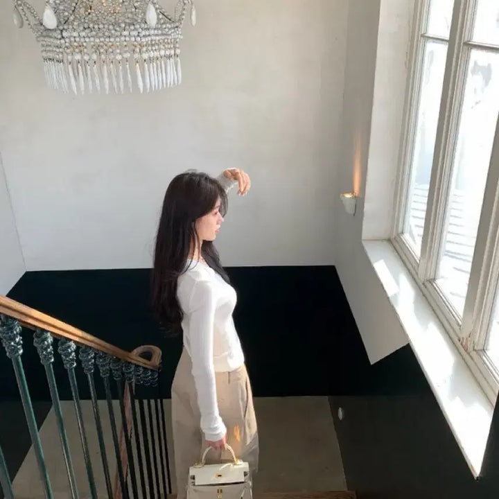 [BUNJANG] 르플레인 Low Knit Ivory / 르플레인 로우 니트 아이보리
