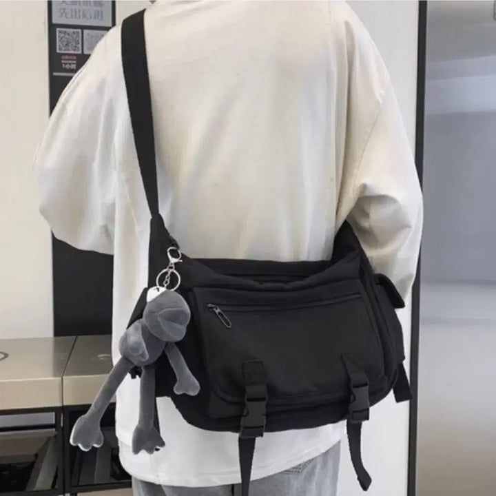 [SOLD OUT] 데일리 백팩 / 블랙 &amp; 화이트 2컬러 / 스트릿 감성 가방