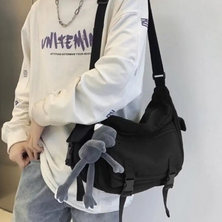[SOLD OUT] 데일리 백팩 / 블랙 &amp; 화이트 2컬러 / 스트릿 감성 가방