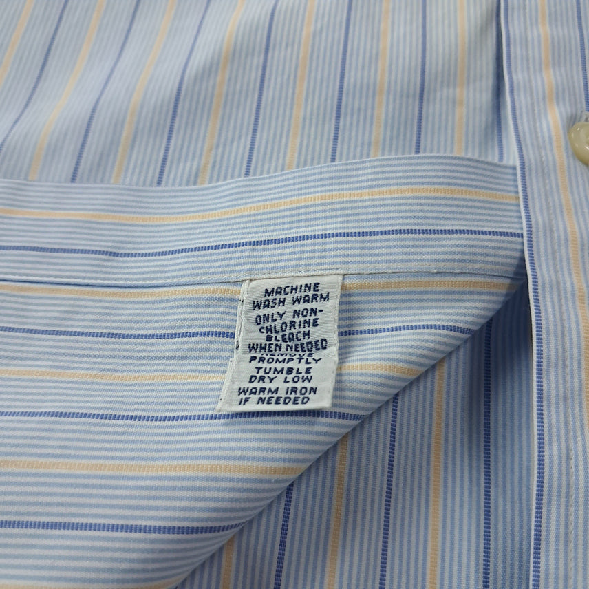 [SOLD OUT] CK326 XL 폴로 00s 스카이블루 멀티 스트라이프 셔츠 남방