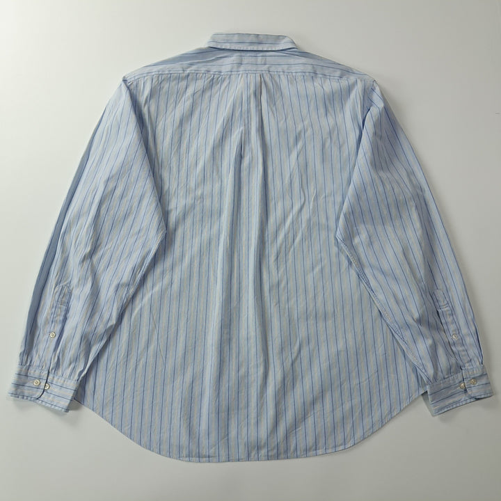 [SOLD OUT] CK326 XL 폴로 00s 스카이블루 멀티 스트라이프 셔츠 남방