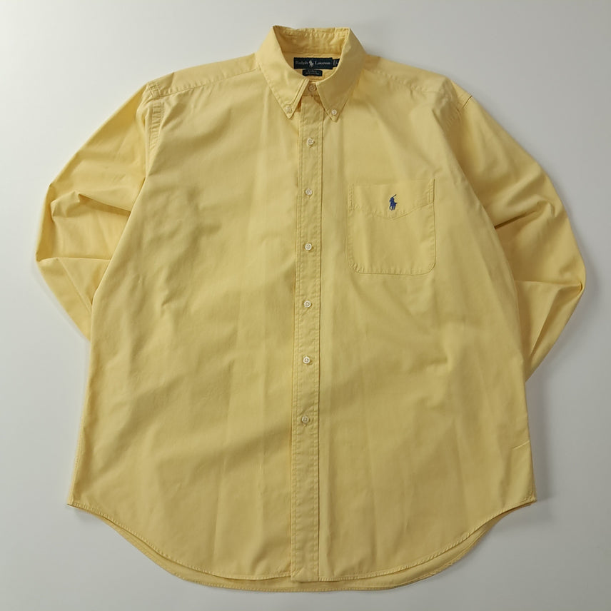 [SOLD OUT] CK328 L 폴로 90s 블레이크 레몬옐로우 셔츠 남방