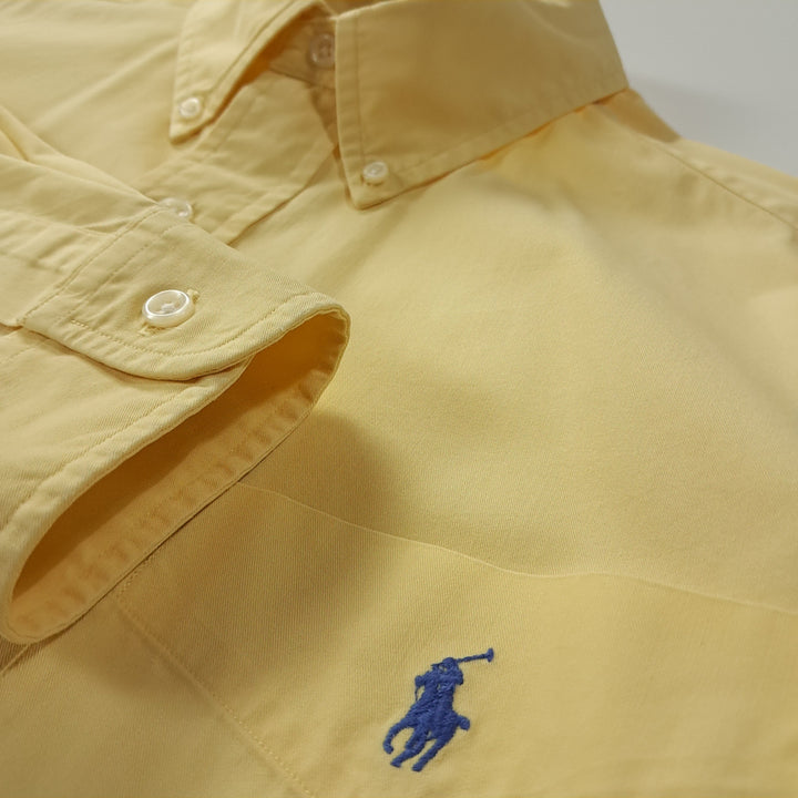 [SOLD OUT] CK328 L 폴로 90s 블레이크 레몬옐로우 셔츠 남방