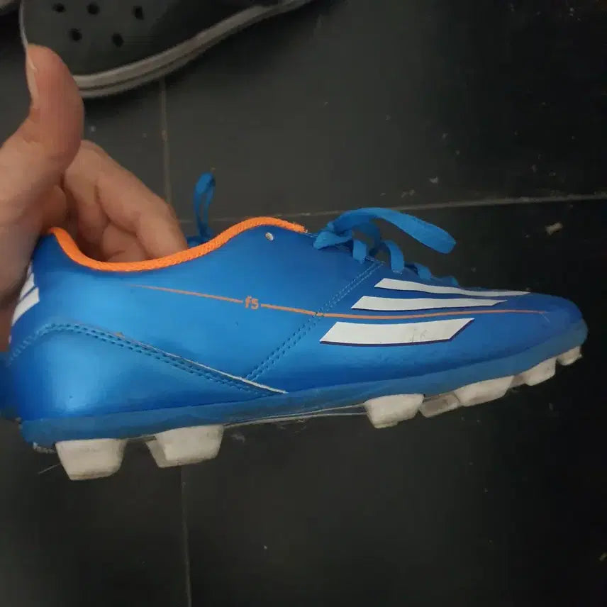 [BUNJANG] Adidas Soccer Cleats 260mm / 아디다스 축구화 260mm 블루/오렌지