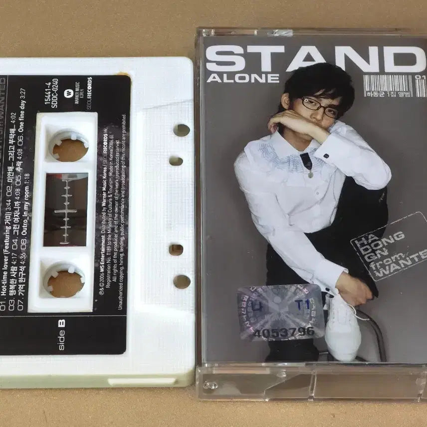 [BUNJANG] Ha Dong Kyun Stand Alone Cassette Tape / 하동균 1집 Stand Alone 카세트 테이프 (희귀본)