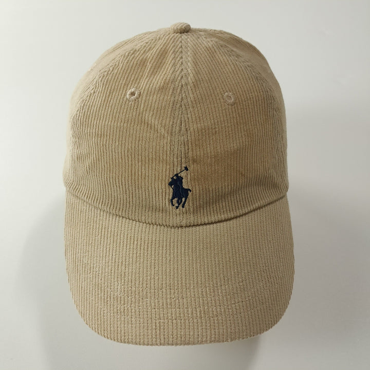 [BUNJANG] Polo Ralph Lauren Corduroy Ball Cap Hat / CK330 폴로 라이트베이지 코듀로이 볼캡 모자