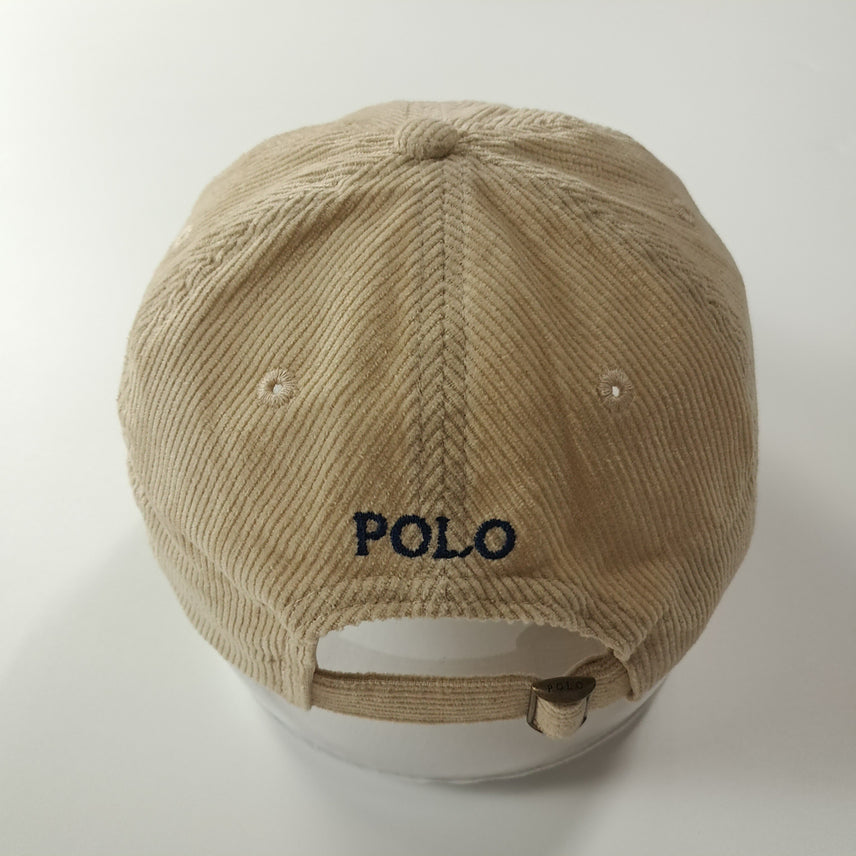 [BUNJANG] Polo Ralph Lauren Corduroy Ball Cap Hat / CK330 폴로 라이트베이지 코듀로이 볼캡 모자