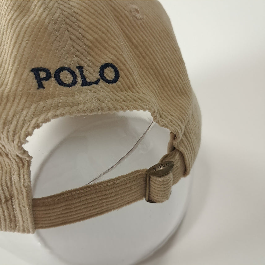 [BUNJANG] Polo Ralph Lauren Corduroy Ball Cap Hat / CK330 폴로 라이트베이지 코듀로이 볼캡 모자