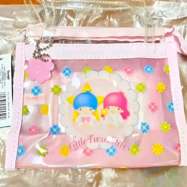 [BUNJANG] Kiki &amp; Lala Pouch and Mirror Set / 키키라라 파우치, 리틀트윈스타 거울, 리틀트윈스타 거울