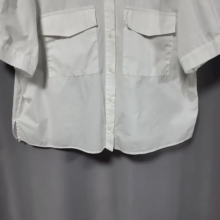 [SOLD OUT] 자라 화이트 포켓 반팔 셔츠