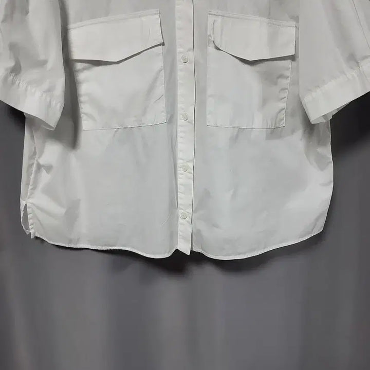 [SOLD OUT] 자라 화이트 포켓 반팔 셔츠