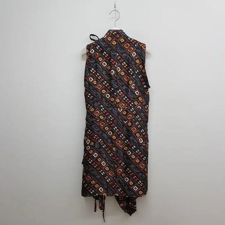 [BUNJANG] Isabel Marant Silk Pattern Sleeveless Drape Dress / 이자벨마랑 실크 패턴 슬리브리스 드레이프 원피스 38사이즈