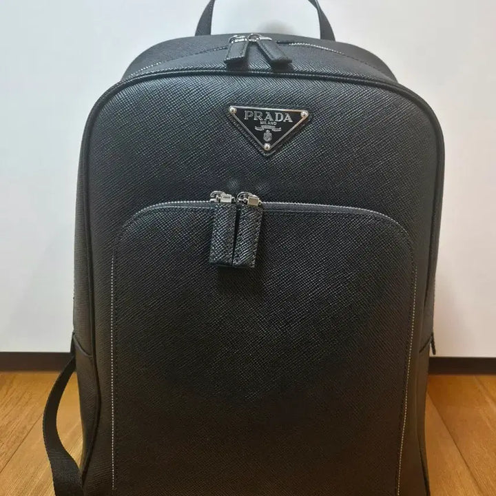[BUNJANG] Prada Saffiano Backpack Black / 프라다 사피아노 백팩 블랙 (남며 모두사용갸능)