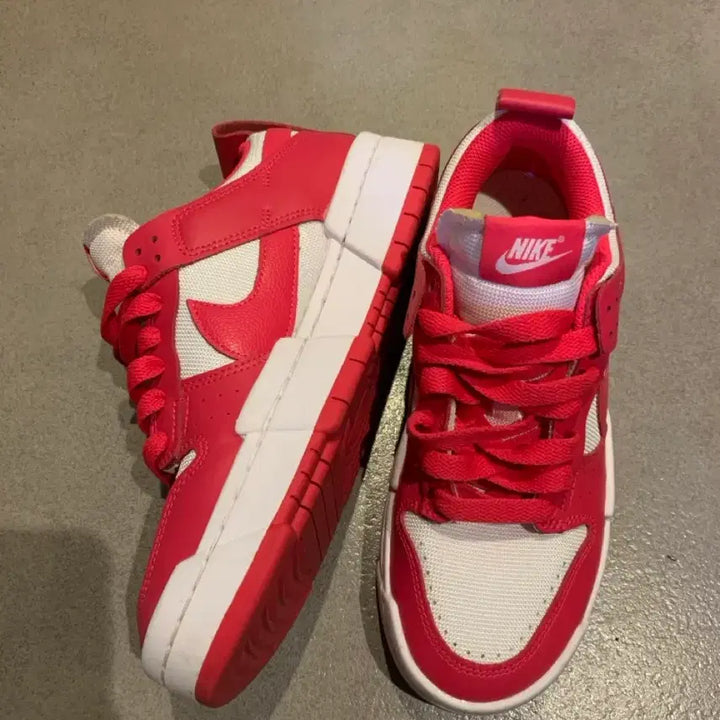 [BUNJANG] Nike Dunk Low Disrupt Siren Red Sneakers / 250 나이키 덩크 로우 디스럽트 사이렌 레드