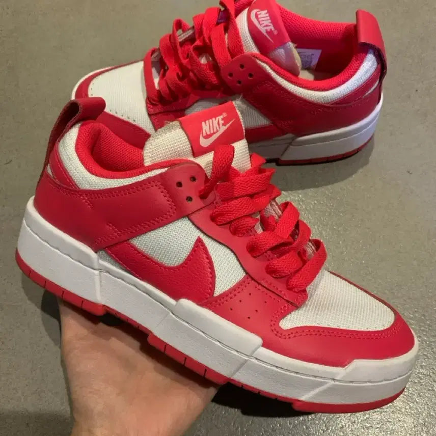 [BUNJANG] Nike Dunk Low Disrupt Siren Red Sneakers / 250 나이키 덩크 로우 디스럽트 사이렌 레드