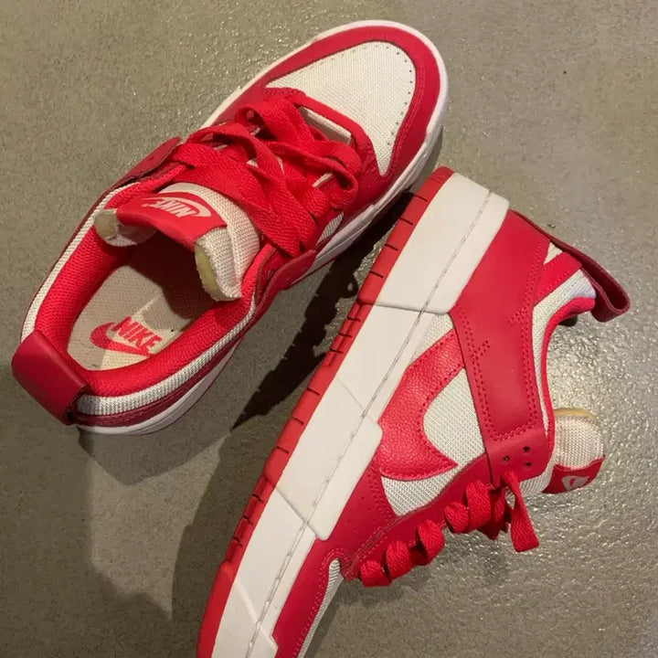 [BUNJANG] Nike Dunk Low Disrupt Siren Red Sneakers / 250 나이키 덩크 로우 디스럽트 사이렌 레드