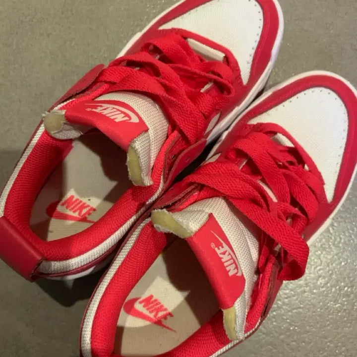 [BUNJANG] Nike Dunk Low Disrupt Siren Red Sneakers / 250 나이키 덩크 로우 디스럽트 사이렌 레드