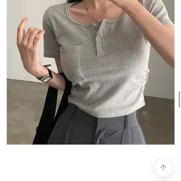 [BUNJANG] KCHI Made Melan Short-Sleeved T-shirt / 크치made 반팔티