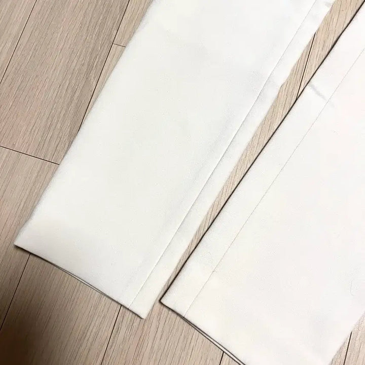 [BUNJANG] R2W High-Cut Ivory Cream Fleece Lined Leggings Pants / 레디투웨어 R2W w 하이컷 트라우저 아이보리 크림 기모 레깅스팬츠 레투