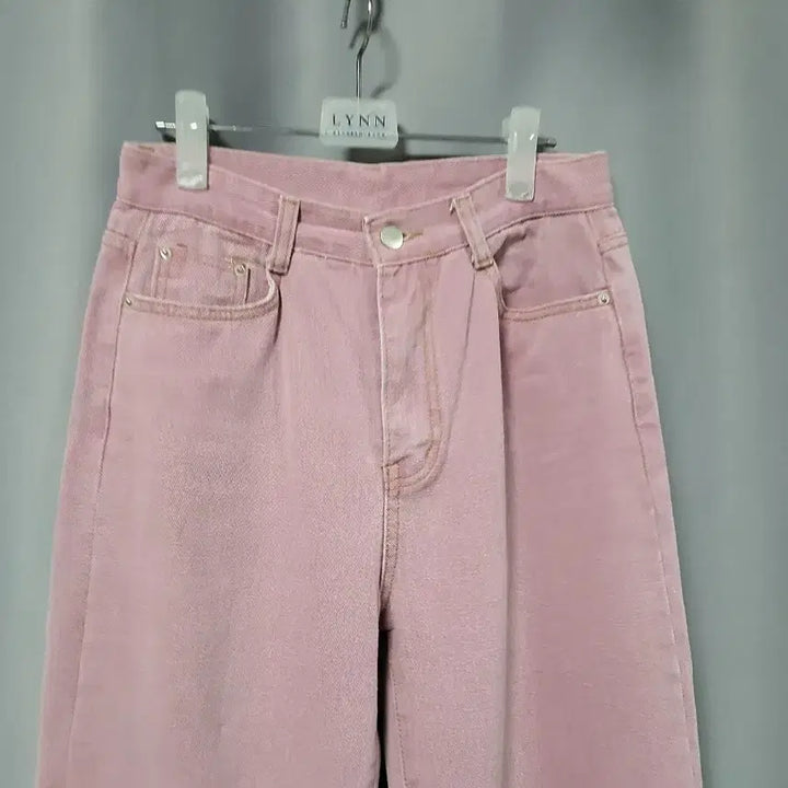 [SOLD OUT] 톤다운된 핑크 와이드 면바지