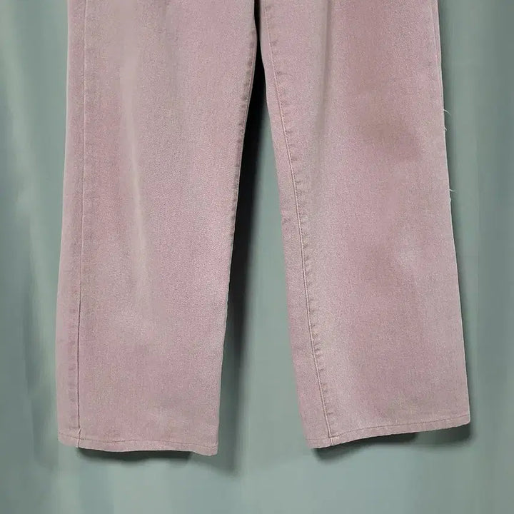 [SOLD OUT] 톤다운된 핑크 와이드 면바지