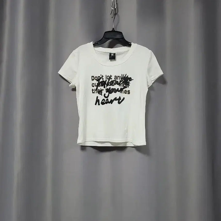 [SOLD OUT] 스판 레터링 면티