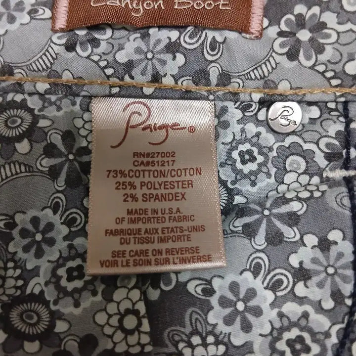 [SOLD OUT] Paige Canyon Boot 청바지 29~30사이즈