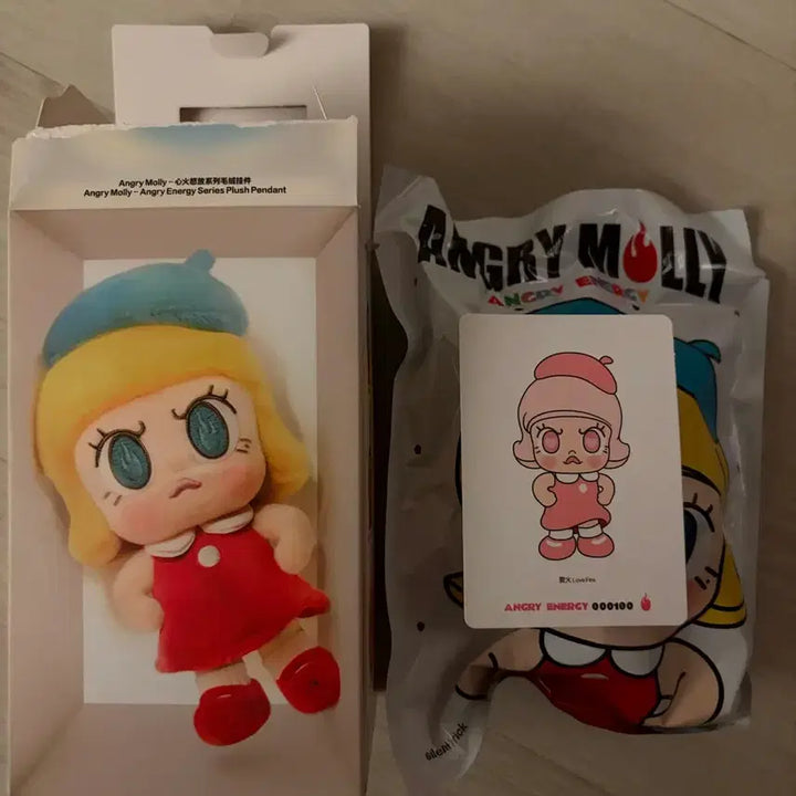 [BUNJANG] Popmart Molly Keyring - Pink / 팝마트 정품 앵그리 몰리 키링 - 핑크