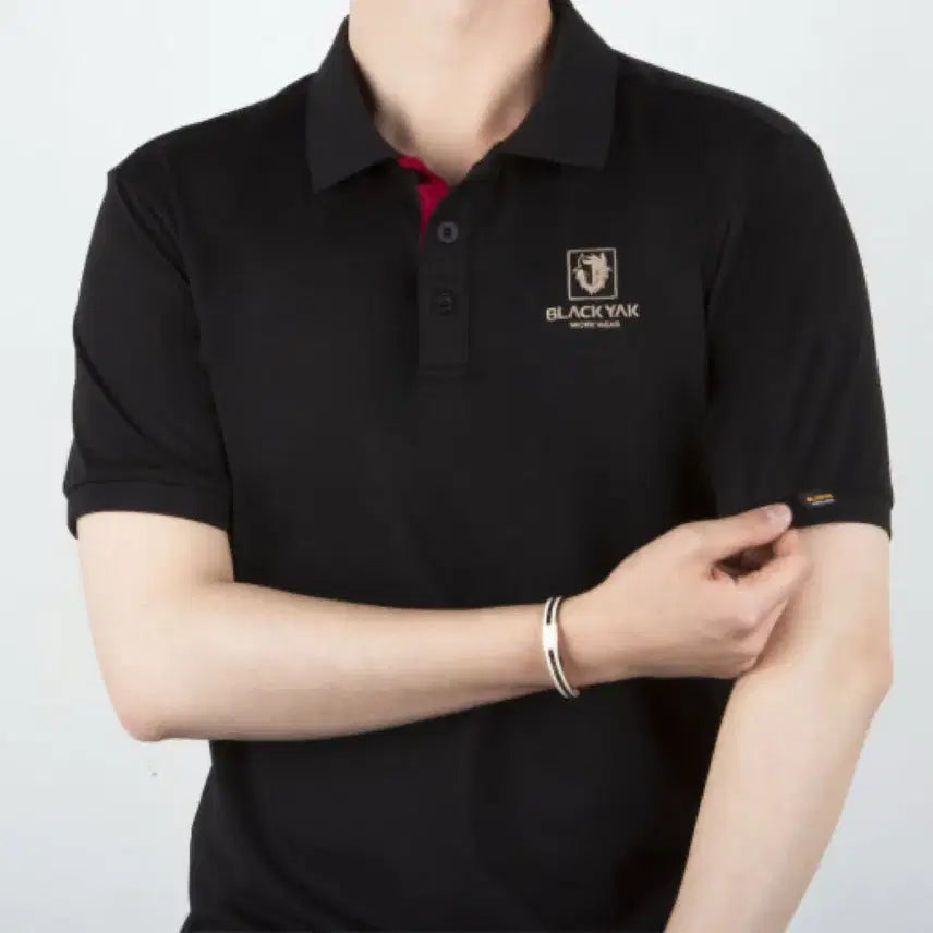 [SOLD OUT] 블랙야크 / P-놈코어 반팔 카라티, 남성 티셔츠 / 110