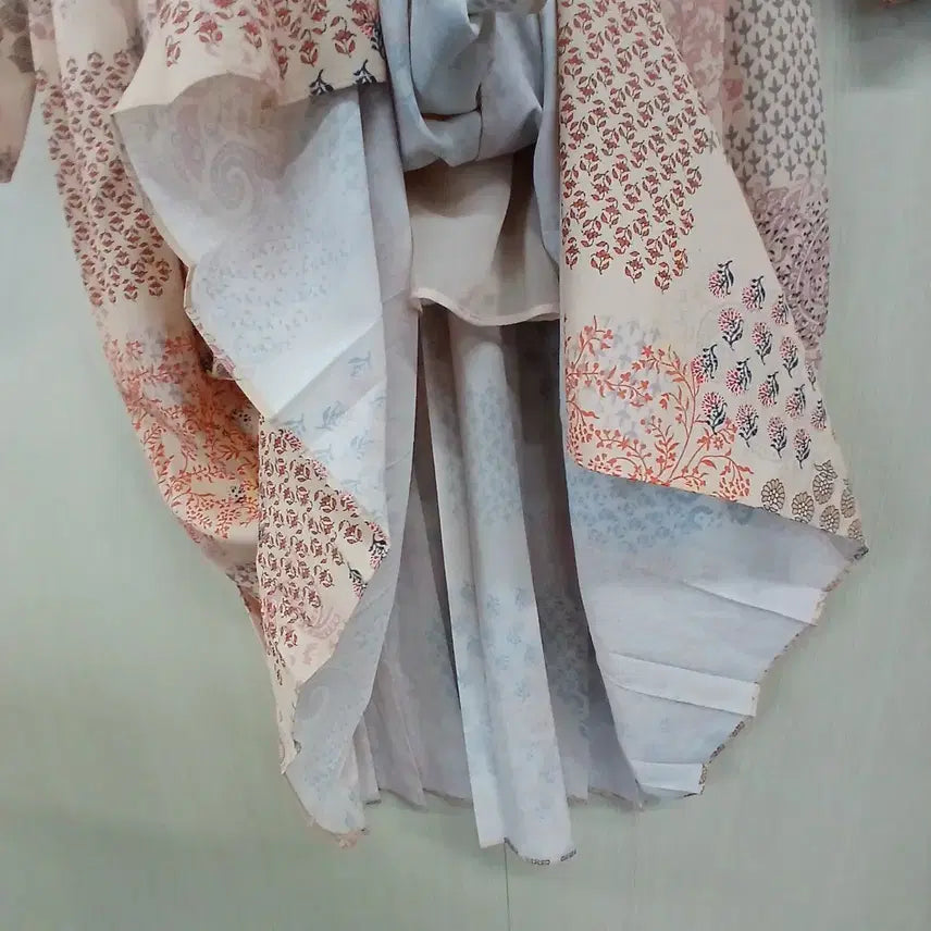 [BUNJANG] Thursday Island Paisley Pattern Long Dress / 써스데이아일랜드 페이즐리 패턴 롱 원피스 핑크 리본