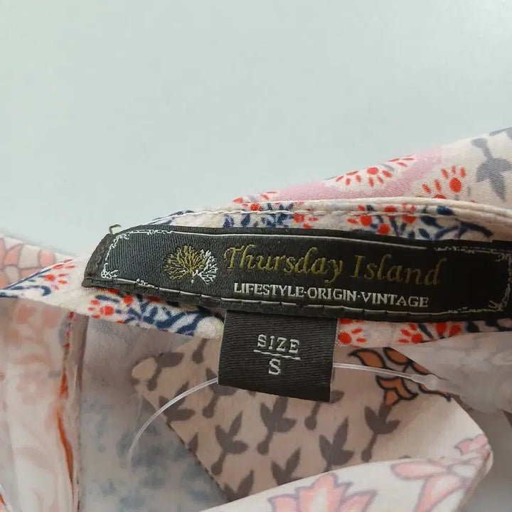 [BUNJANG] Thursday Island Paisley Pattern Long Dress / 써스데이아일랜드 페이즐리 패턴 롱 원피스 핑크 리본