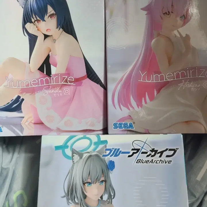 [BUNJANG] Blue Archive Yumemiraize Serika Hoshino Shiroko Figure (Sealed) / 미개봉 블루 아카이브 유메미라이즈 세리카 호시노 시로코 피규어 세가