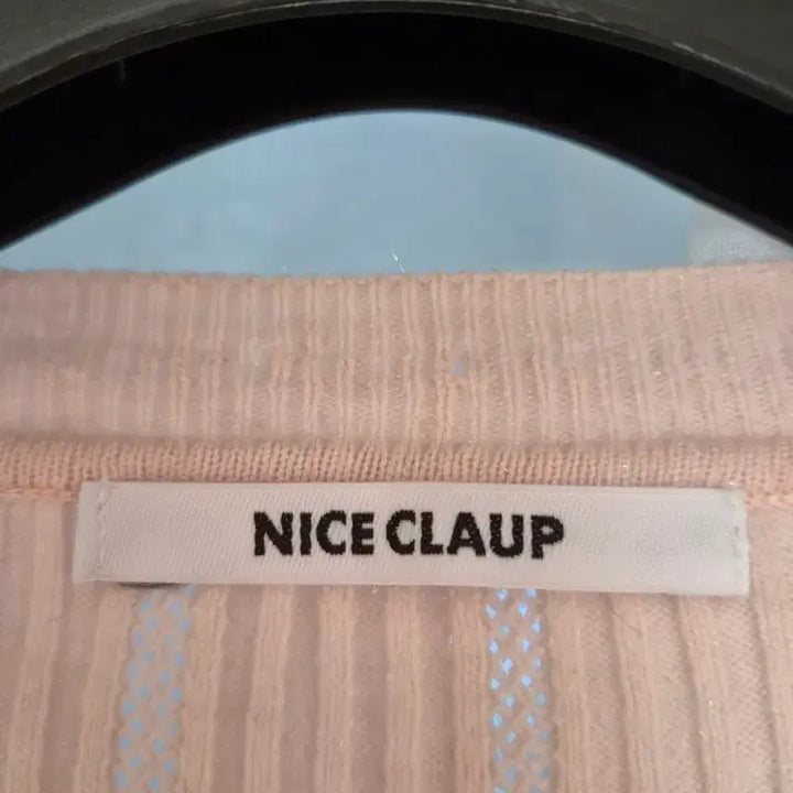 [BUNJANG] NICE CLAUP 핑크색 가디건 / NICE CLAUP 핑크색 가디건