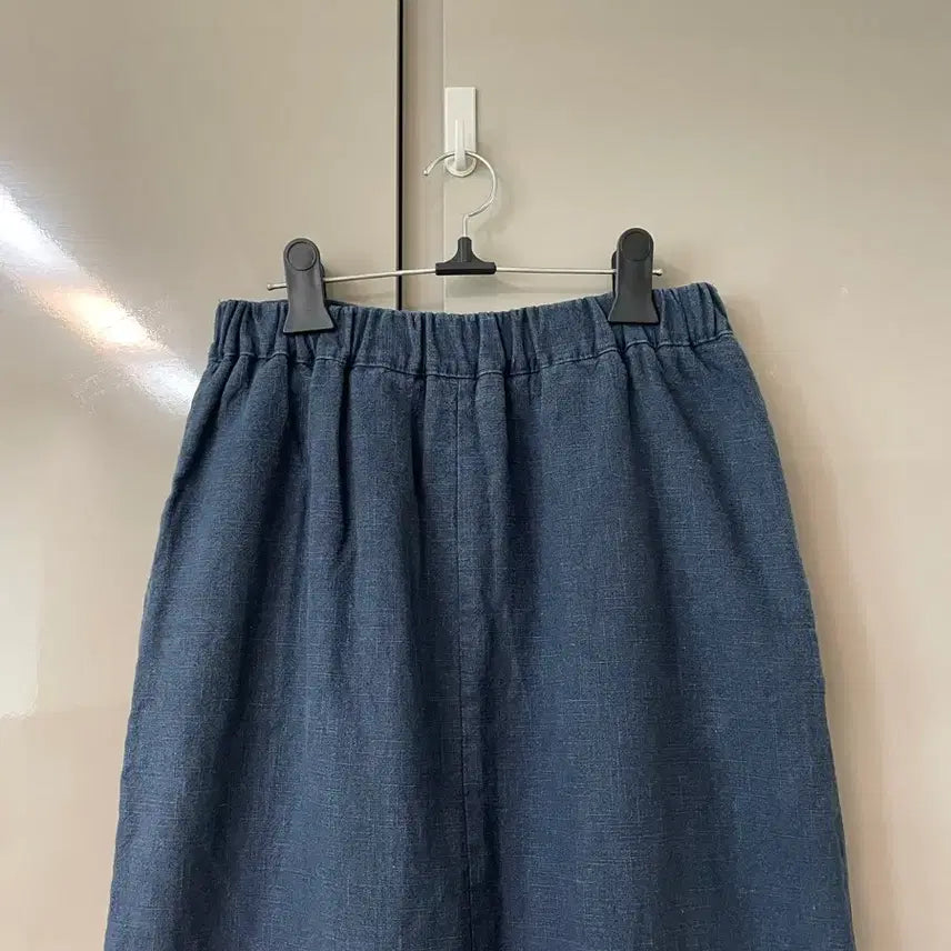[SOLD OUT] 차콜 린넨 롱 스커트 55-66