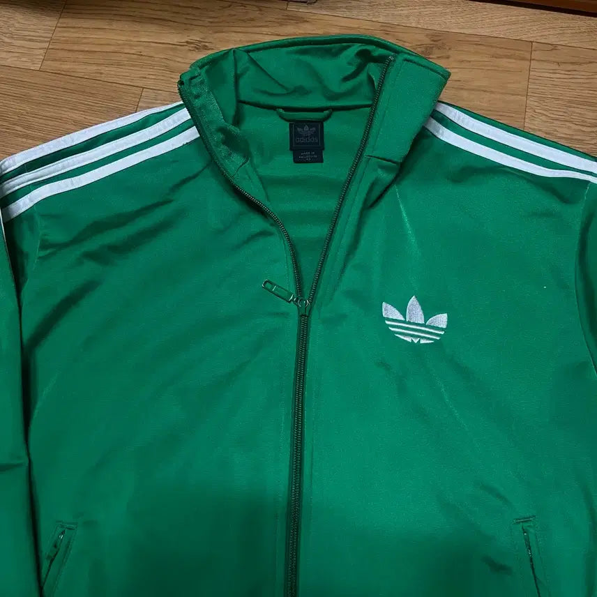 [BUNJANG] Adidas Firebird Green Track Jacket / 아디다스 구형 파이어버드 그린 105사이즈