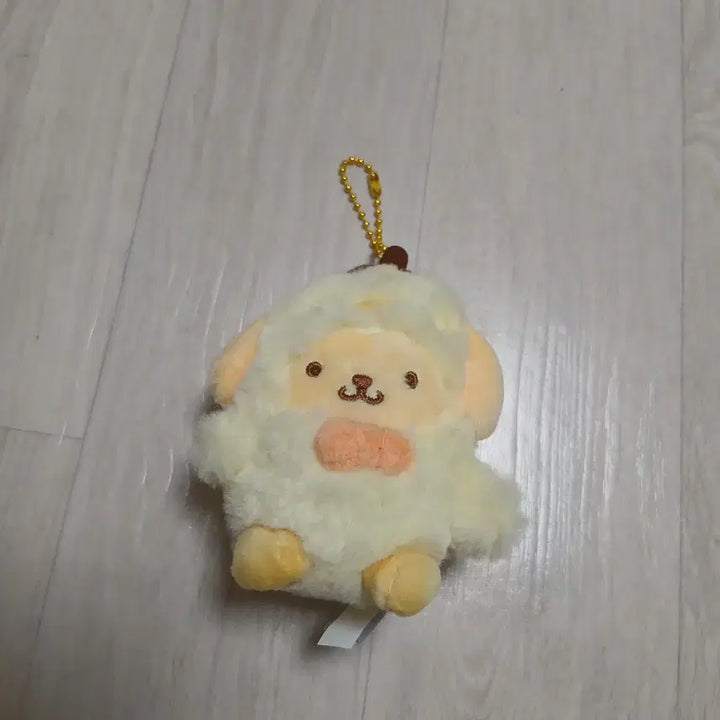 [BUNJANG] Sanrio Pompompurin Chick 8cm Plush Keyring / 산리오 폼폼푸린 병아리 8cm 인형 키링