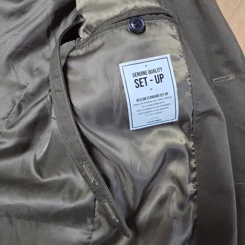 [BUNJANG] BESLOW STANDARD Olive Jacket M / BESLOW STANDARD 올리브 자켓 M 카키