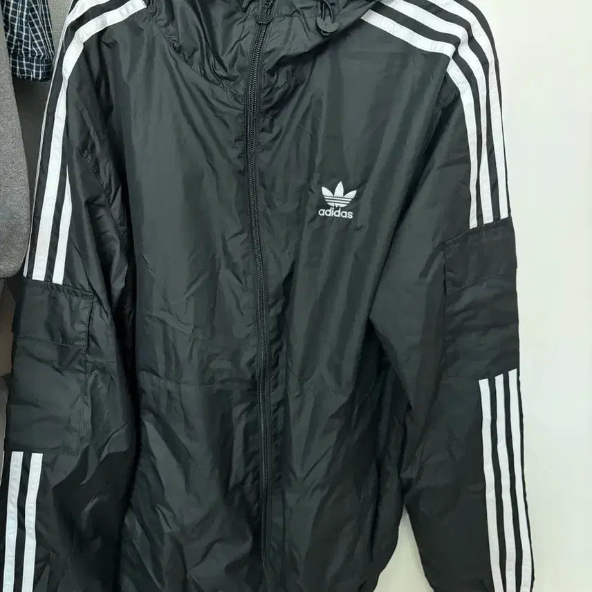 [BUNJANG] Adidas 3S Windbreaker Jacket / 아디다스 윈드브레이커 바막
