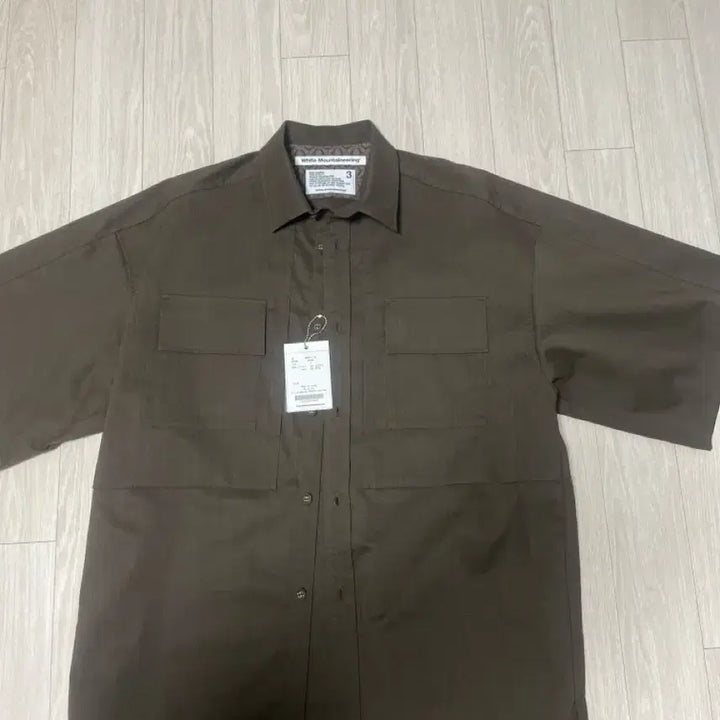 [BUNJANG] White Mountaineering Brown Shirt / 화이트마운티어링 브라운 셔츠