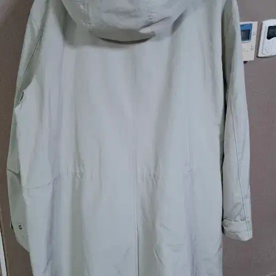 [BUNJANG] ANDZ Beige Hooded Trench Coat / 새상품) ANDZ 베이지 세미 오버 후드