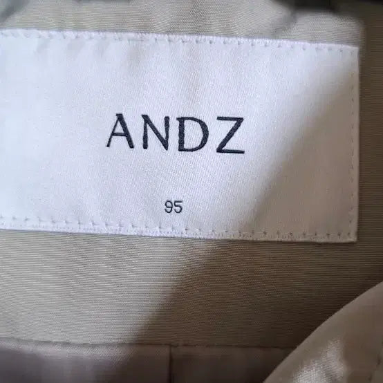[BUNJANG] ANDZ Beige Hooded Trench Coat / 새상품) ANDZ 베이지 세미 오버 후드